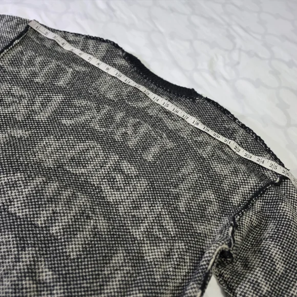 True Religion Monogram Fuzzy Sweater Size Large